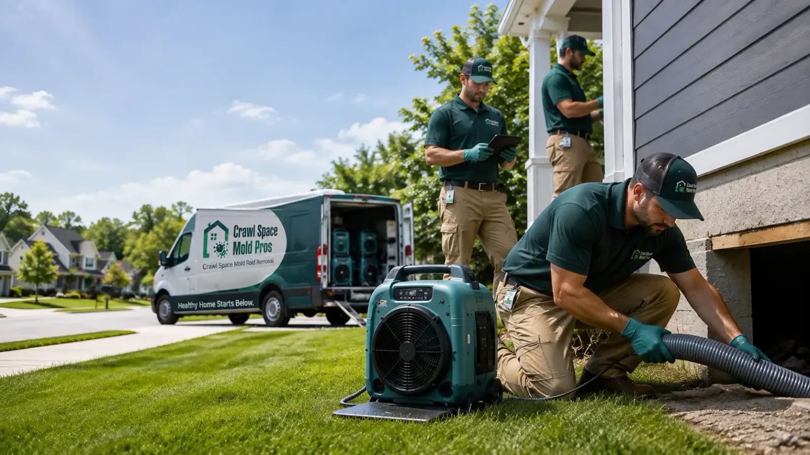 Crawl Space Mold Removal in Pleasant Dale, NE